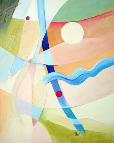 Abstract Summer Scene