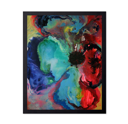 Vibrant Abstract Bloom