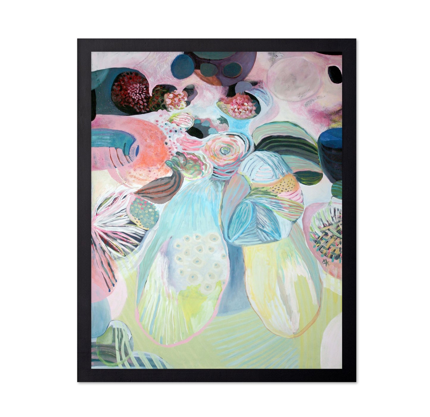 Abstract Floral Wings