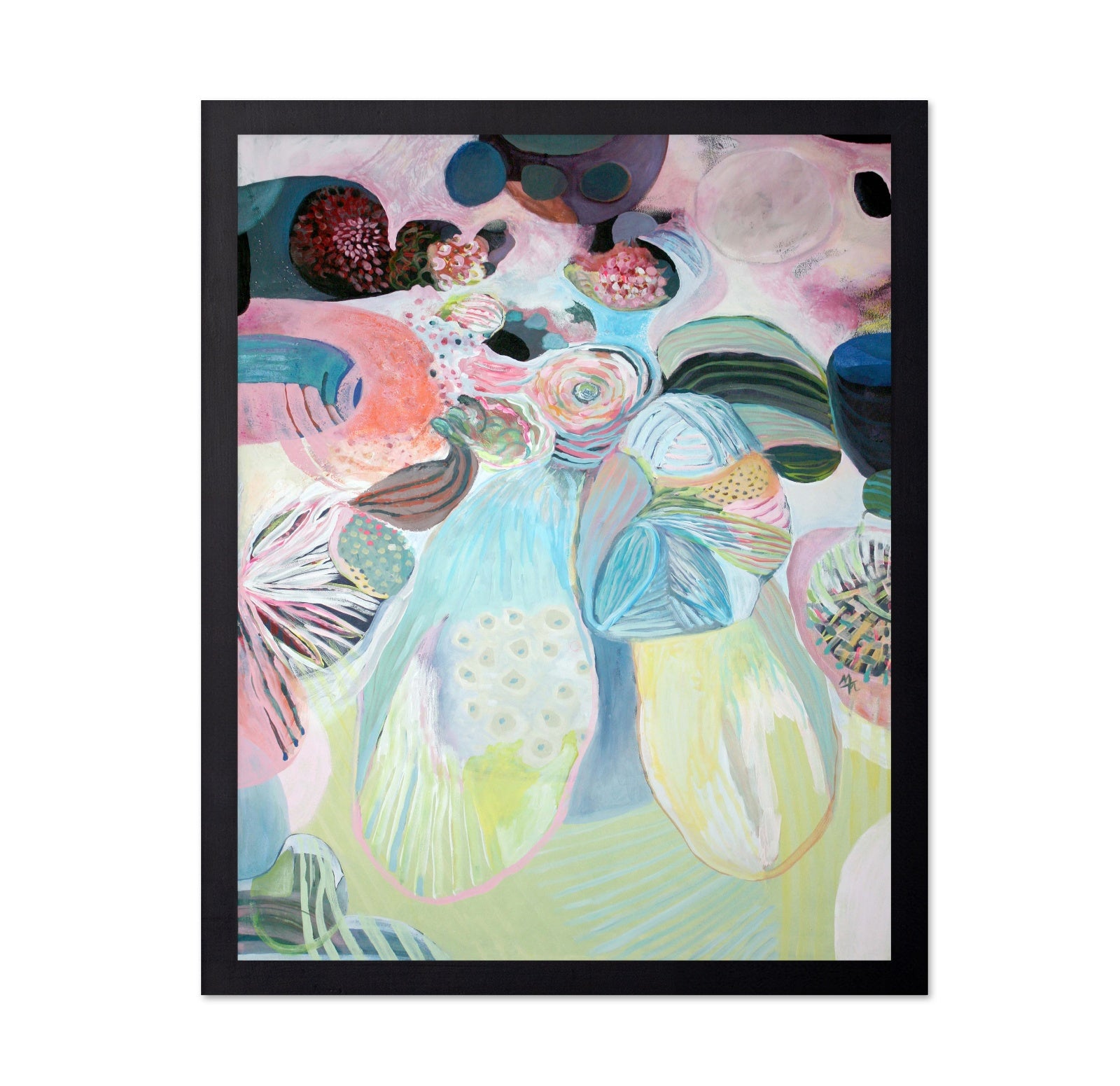 Abstract Floral Wings