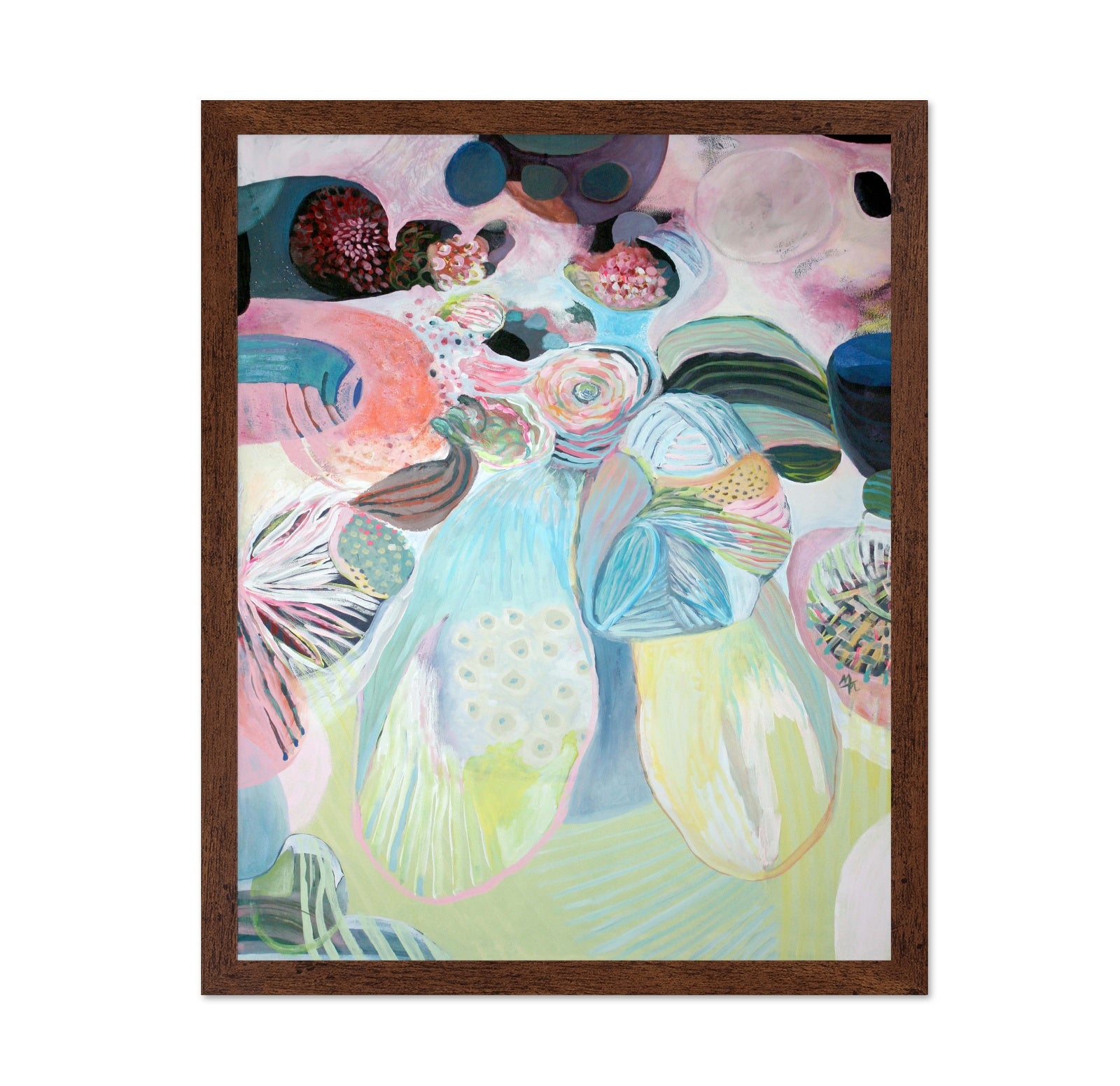 Abstract Floral Wings