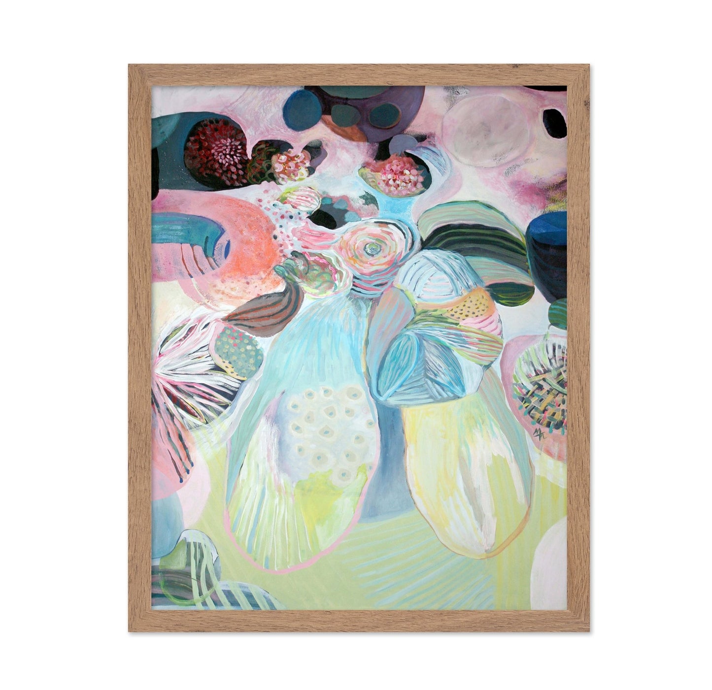 Abstract Floral Wings