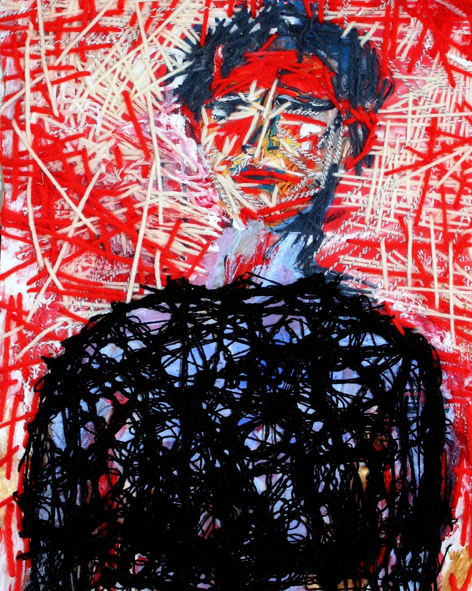 Threaded Portrait Chaos