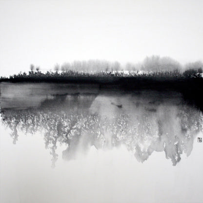 Misty Winter Reflection