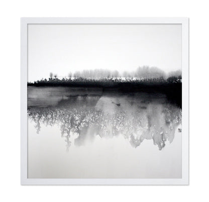 Misty Winter Reflection