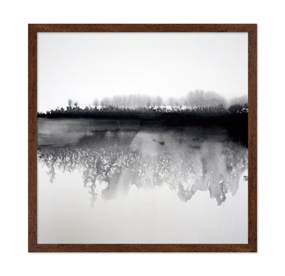 Misty Winter Reflection