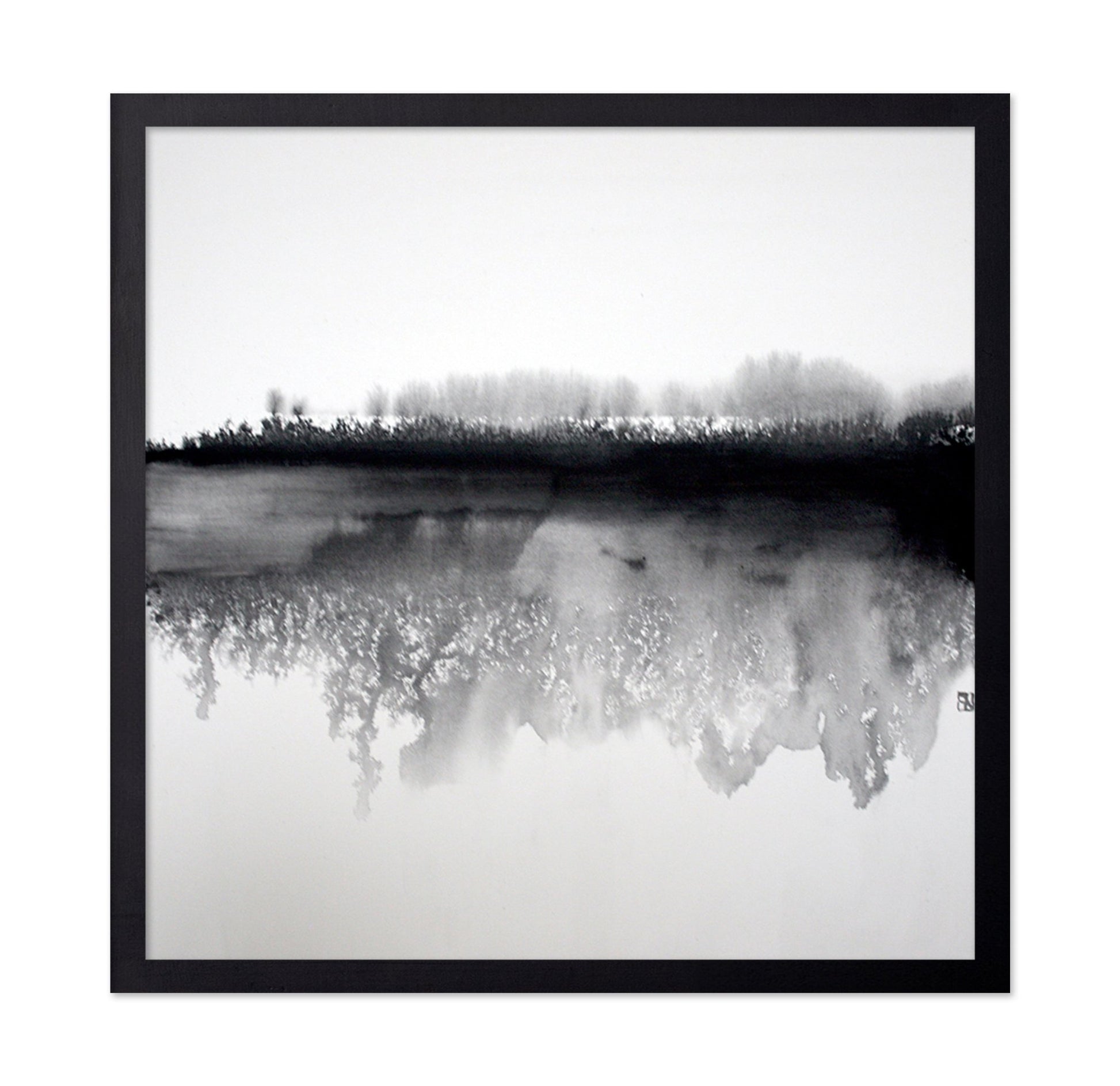 Misty Winter Reflection