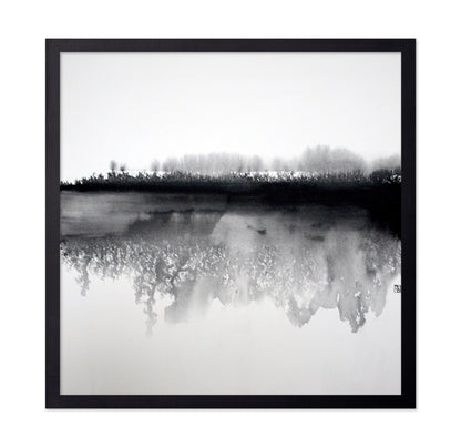 Misty Winter Reflection
