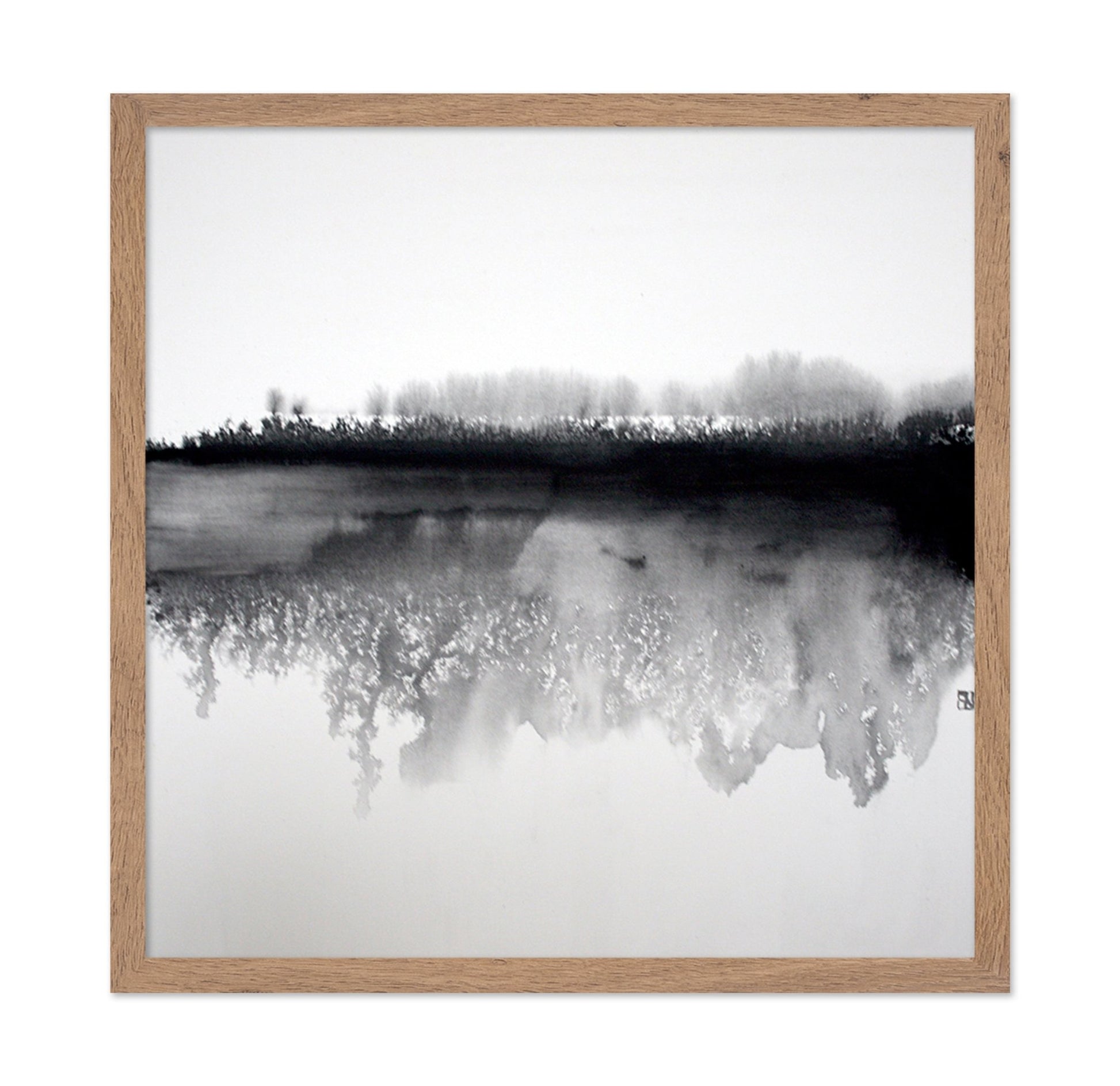 Misty Winter Reflection