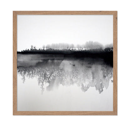 Misty Winter Reflection