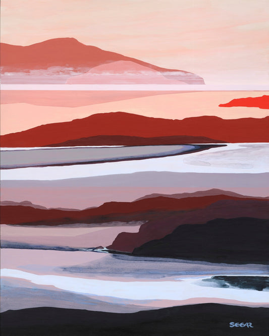 Crimson Ocean Dawn