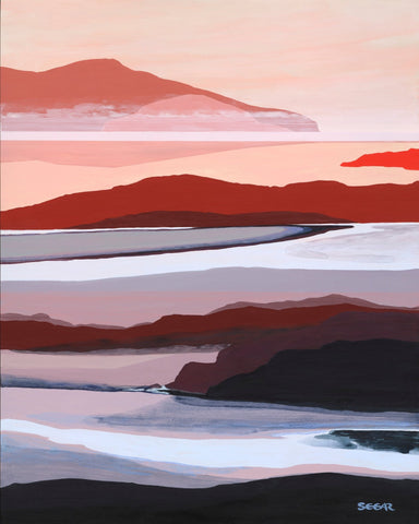 Crimson Ocean Dawn