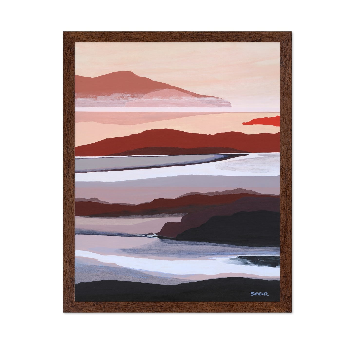 Crimson Ocean Dawn
