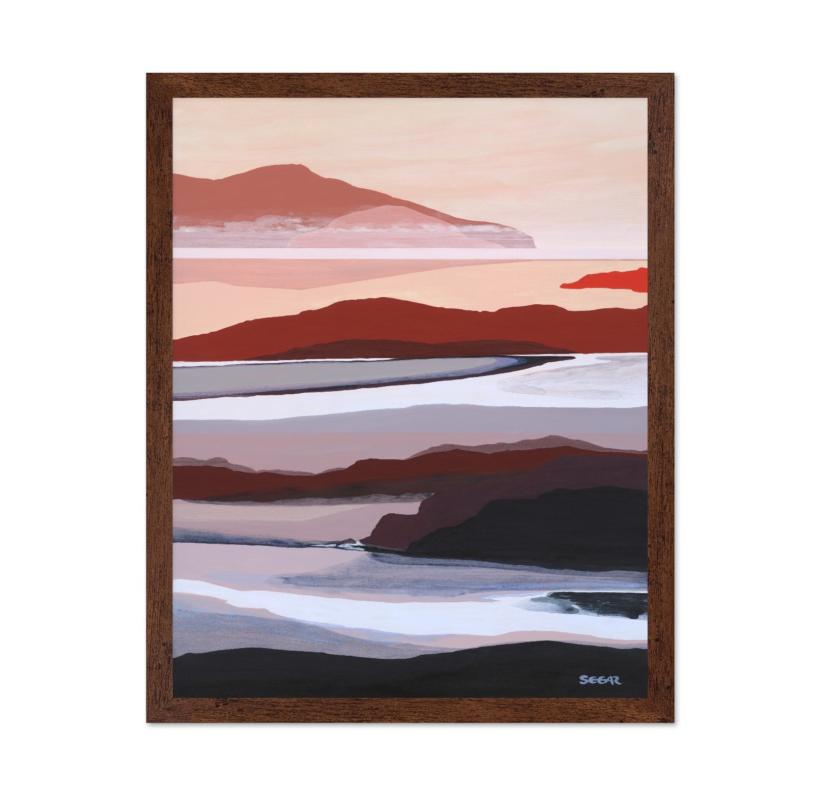 Crimson Ocean Dawn