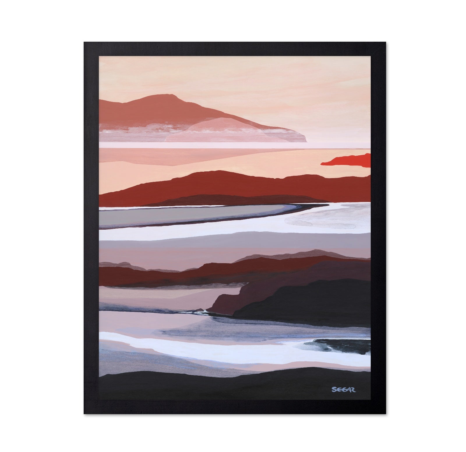 Crimson Ocean Dawn