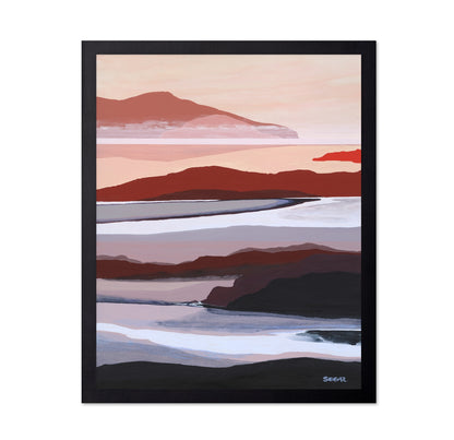 Crimson Ocean Dawn