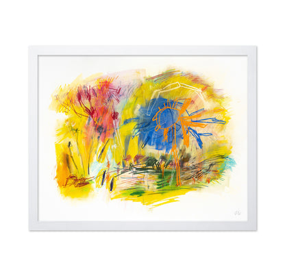 Abstract Sunburst Garden
