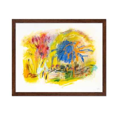 Abstract Sunburst Garden