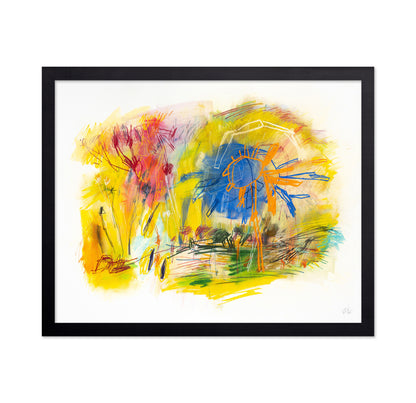 Abstract Sunburst Garden