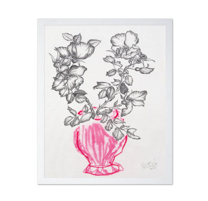 Vintage Floral Vase No2