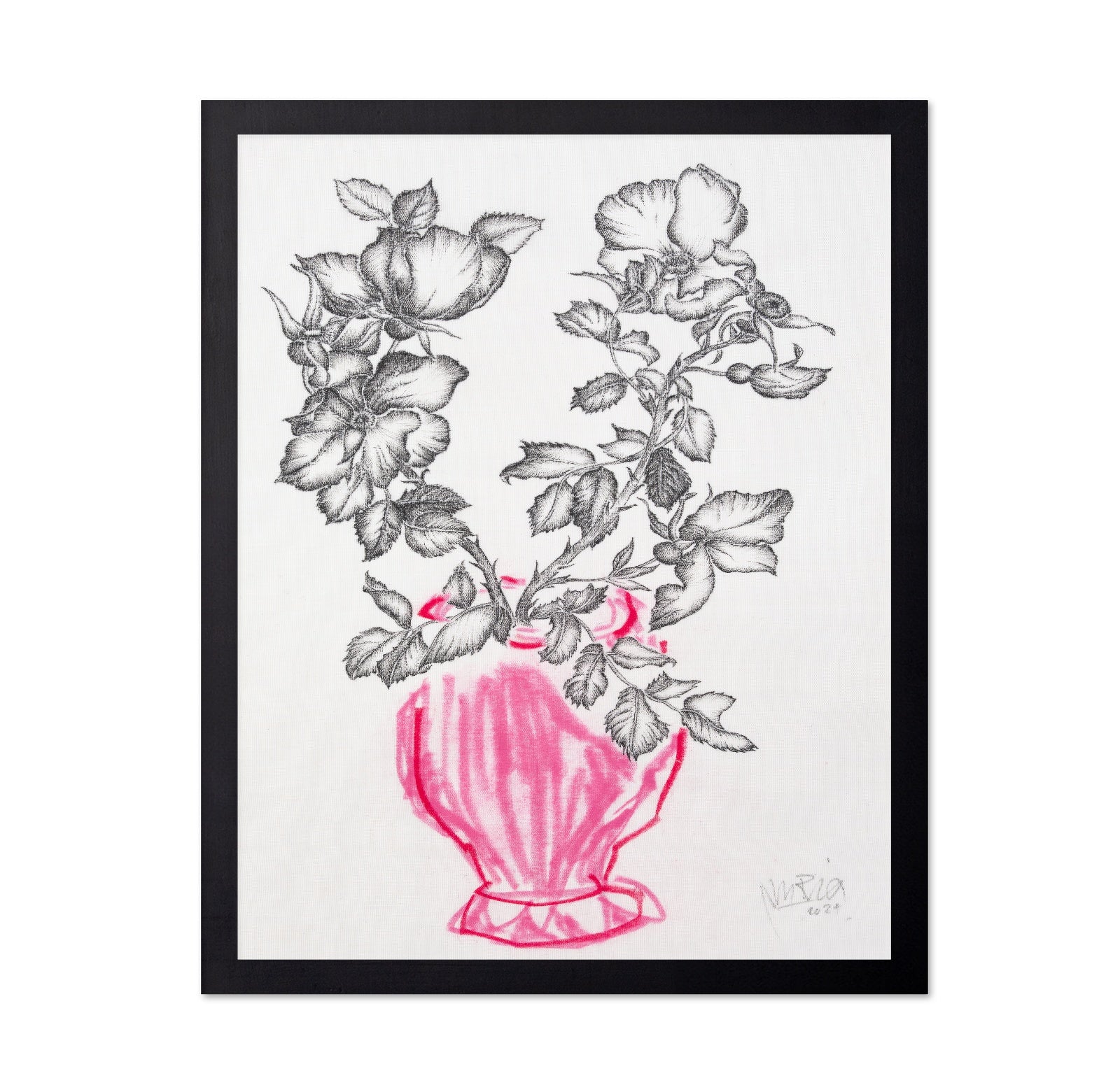 Vintage Floral Vase No2