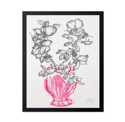 Vintage Floral Vase No2