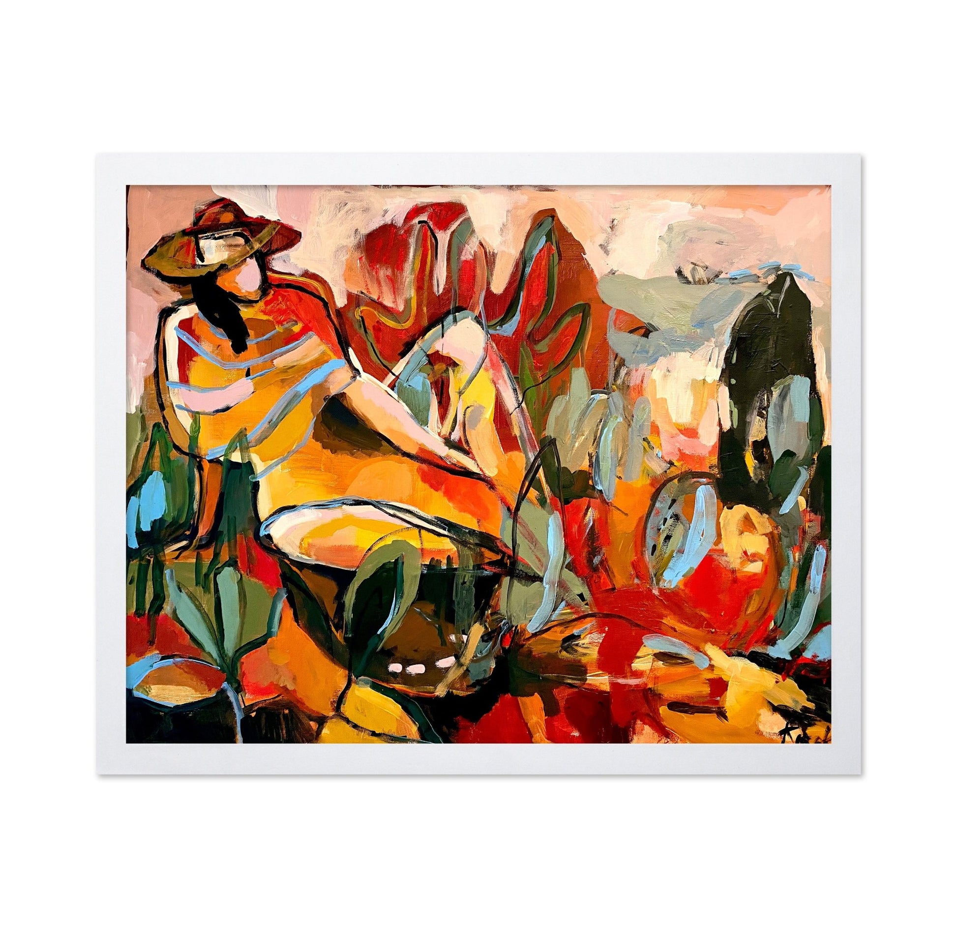Desert Painter Scene