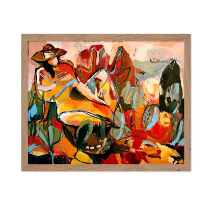 Desert Painter Scene