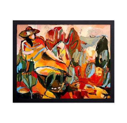 Desert Painter Scene