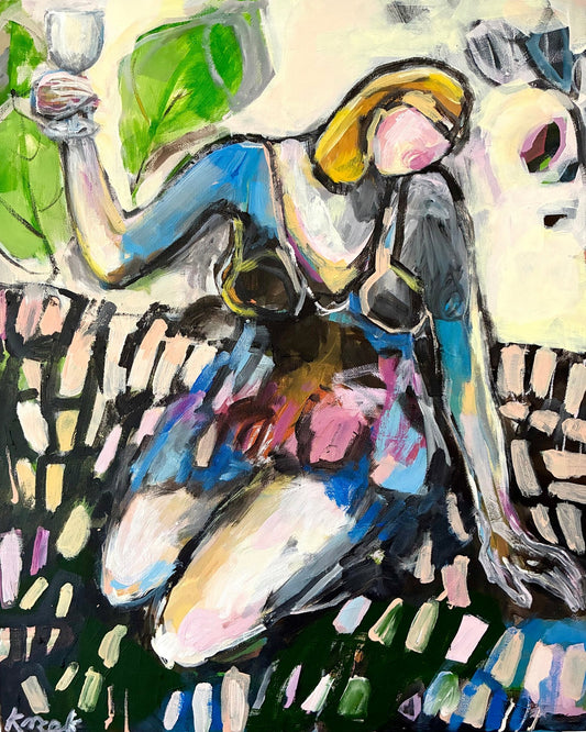 Wine Lounge Figure