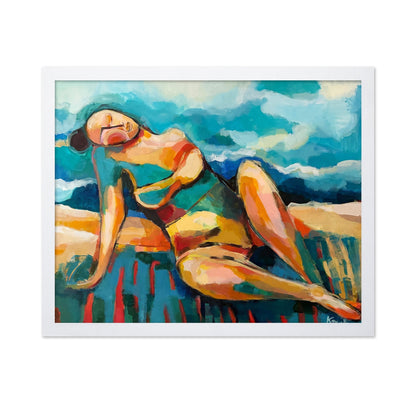Sunlit Beach Figure