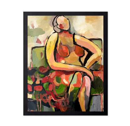 Seated Color Figure
