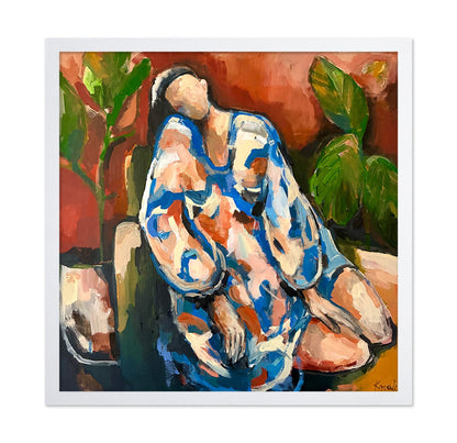 Colorful Resting Figure
