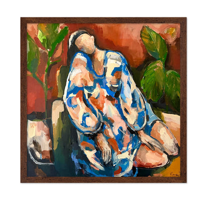 Colorful Resting Figure