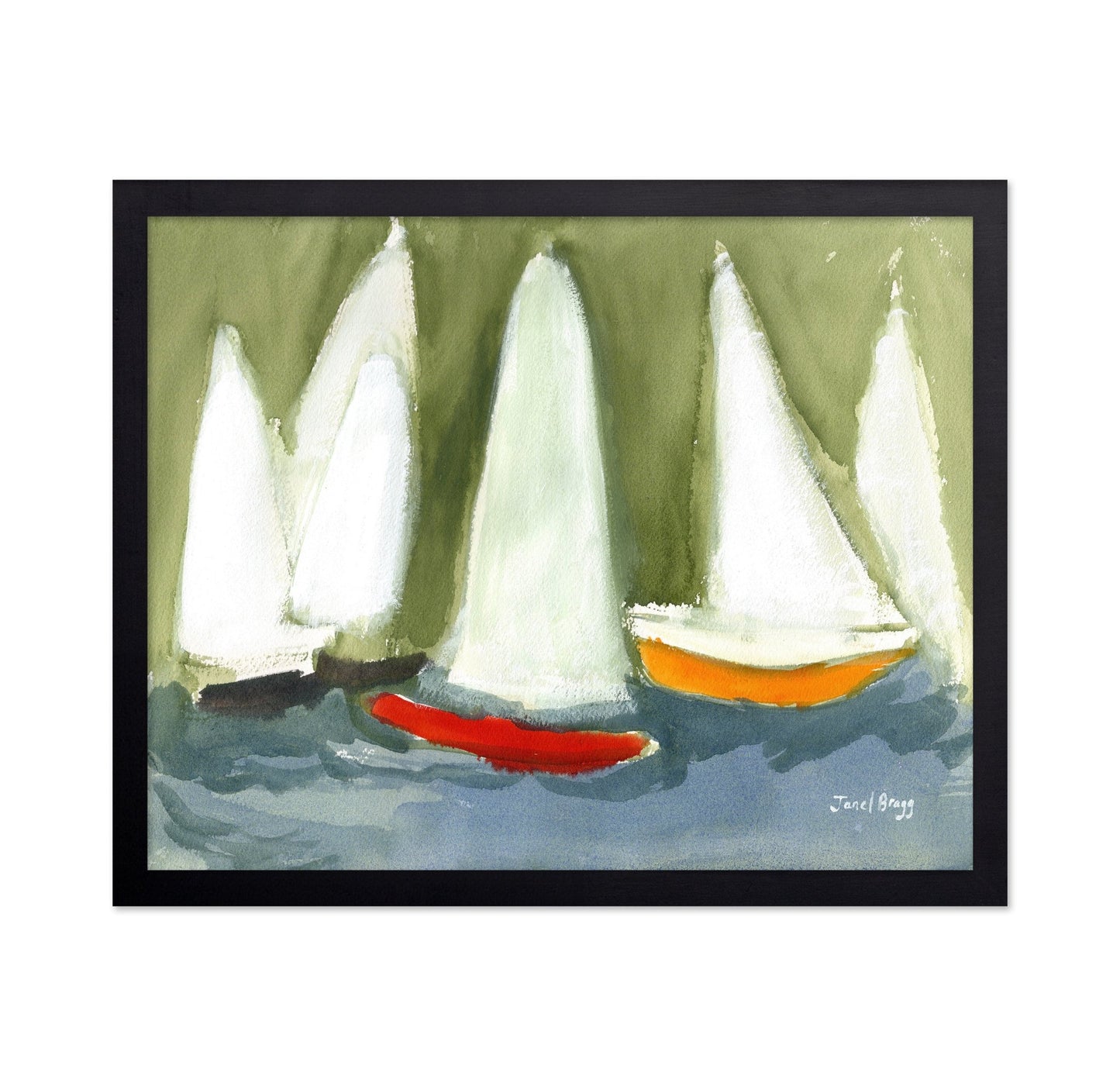 Sailboats Calm Water