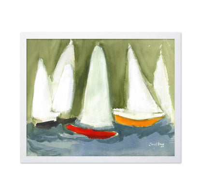 Sailboats Calm Water