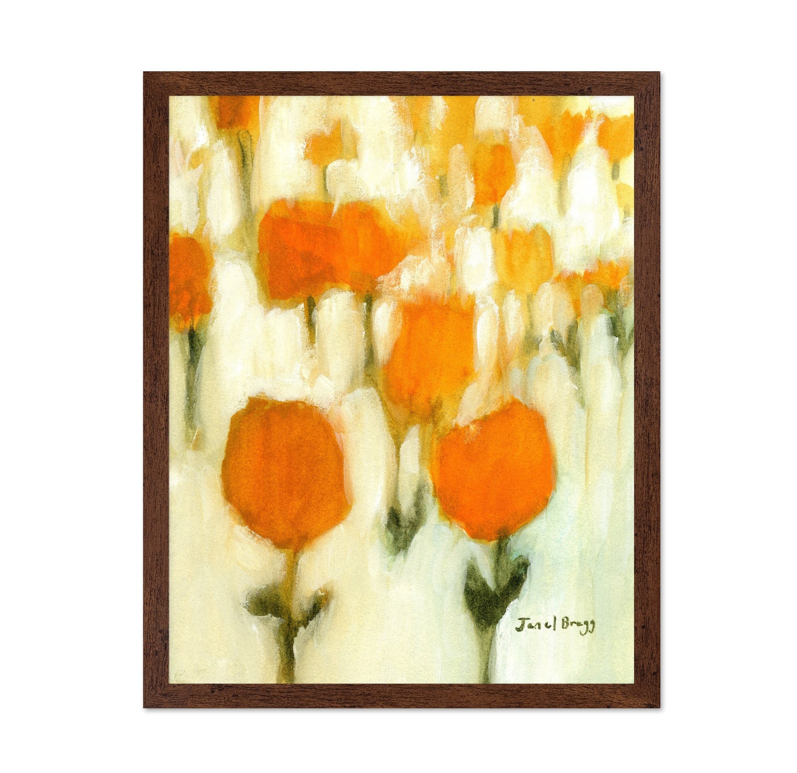 Orange Tulip Field