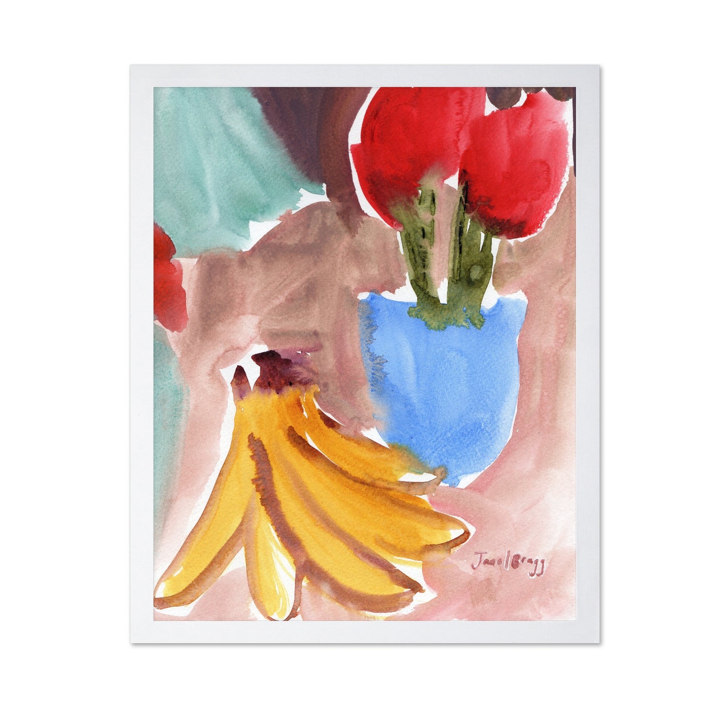 Banana Tulip Still Life