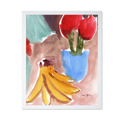 Banana Tulip Still Life
