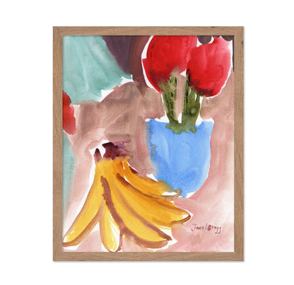 Banana Tulip Still Life