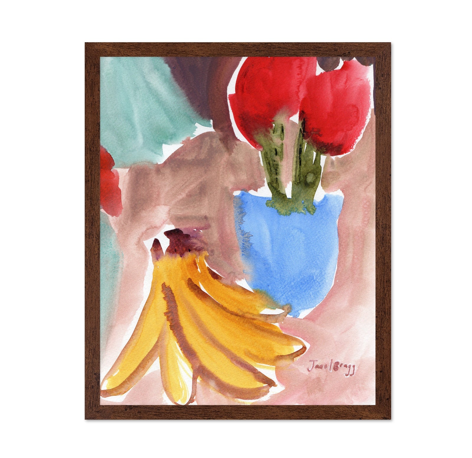 Banana Tulip Still Life