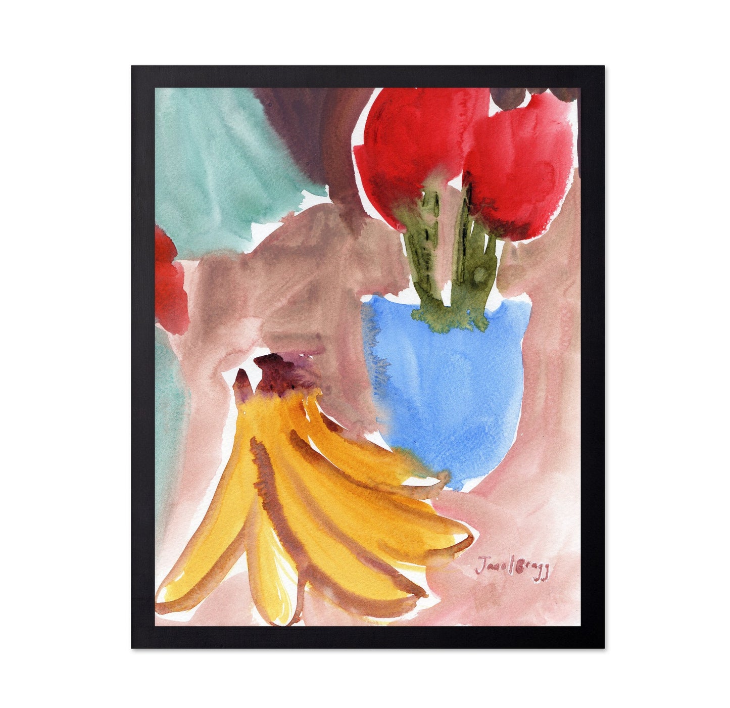 Banana Tulip Still Life