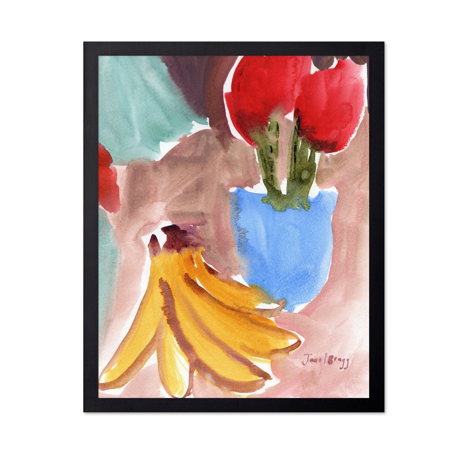Banana Tulip Still Life
