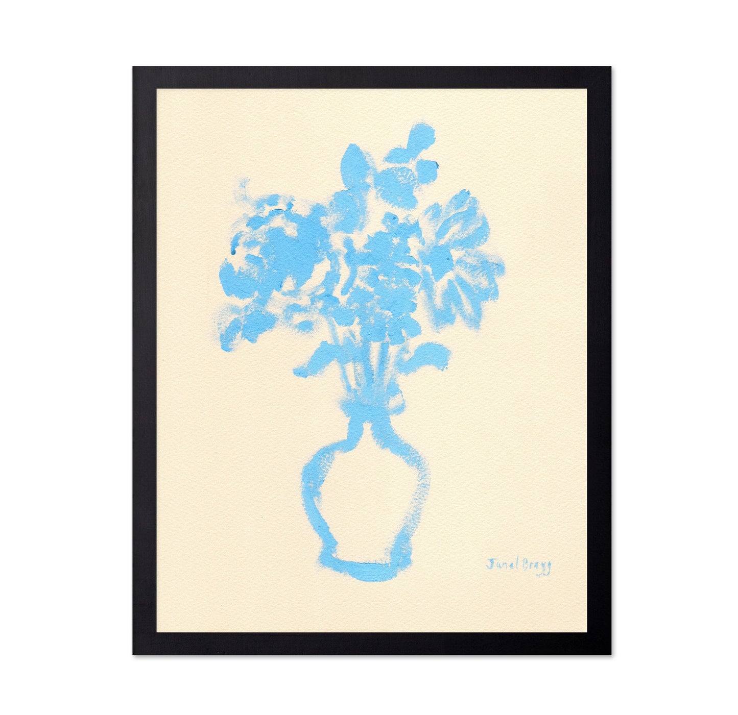 Blue Vase Flowers No1