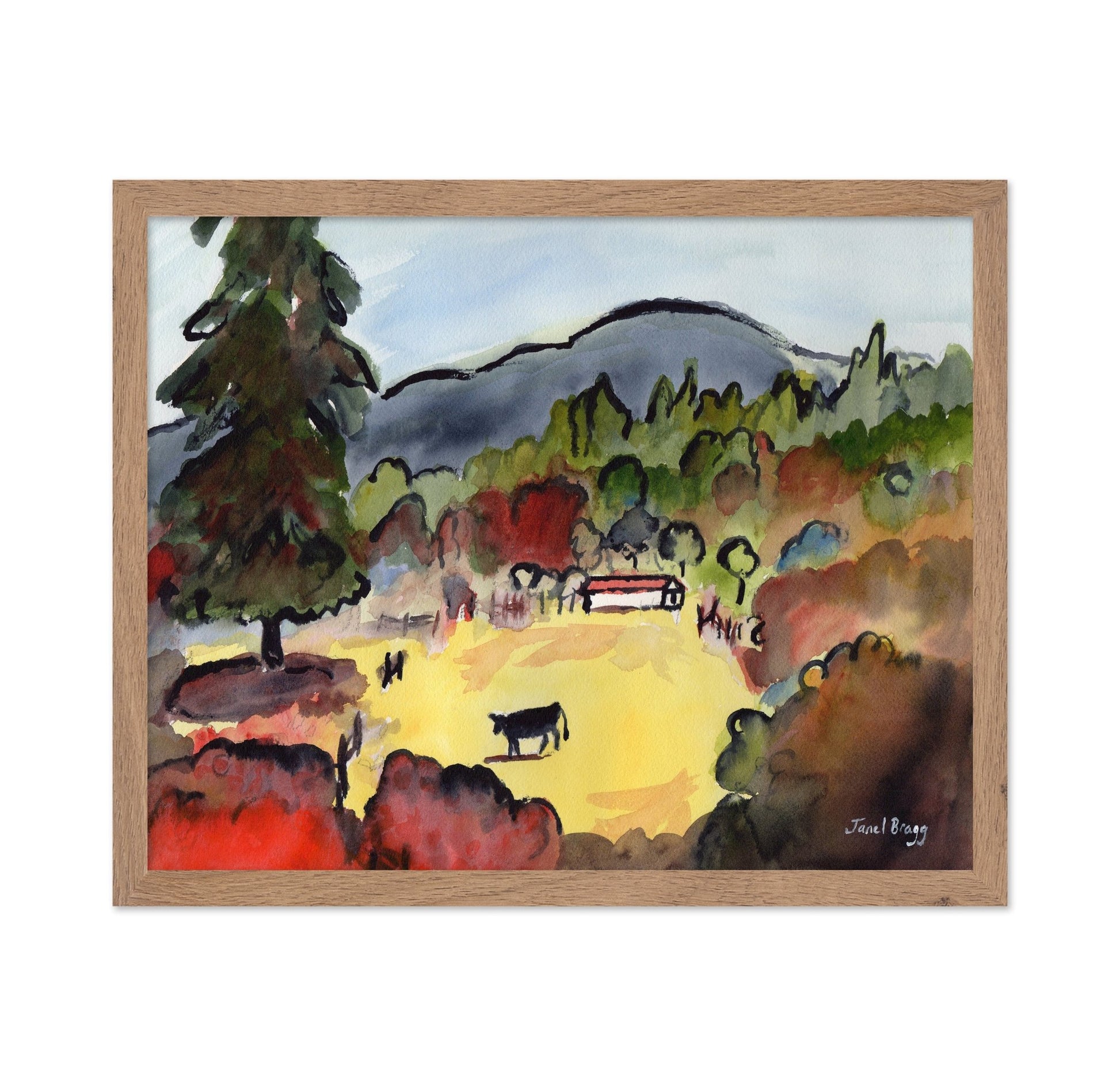 Countryside Cow Scene