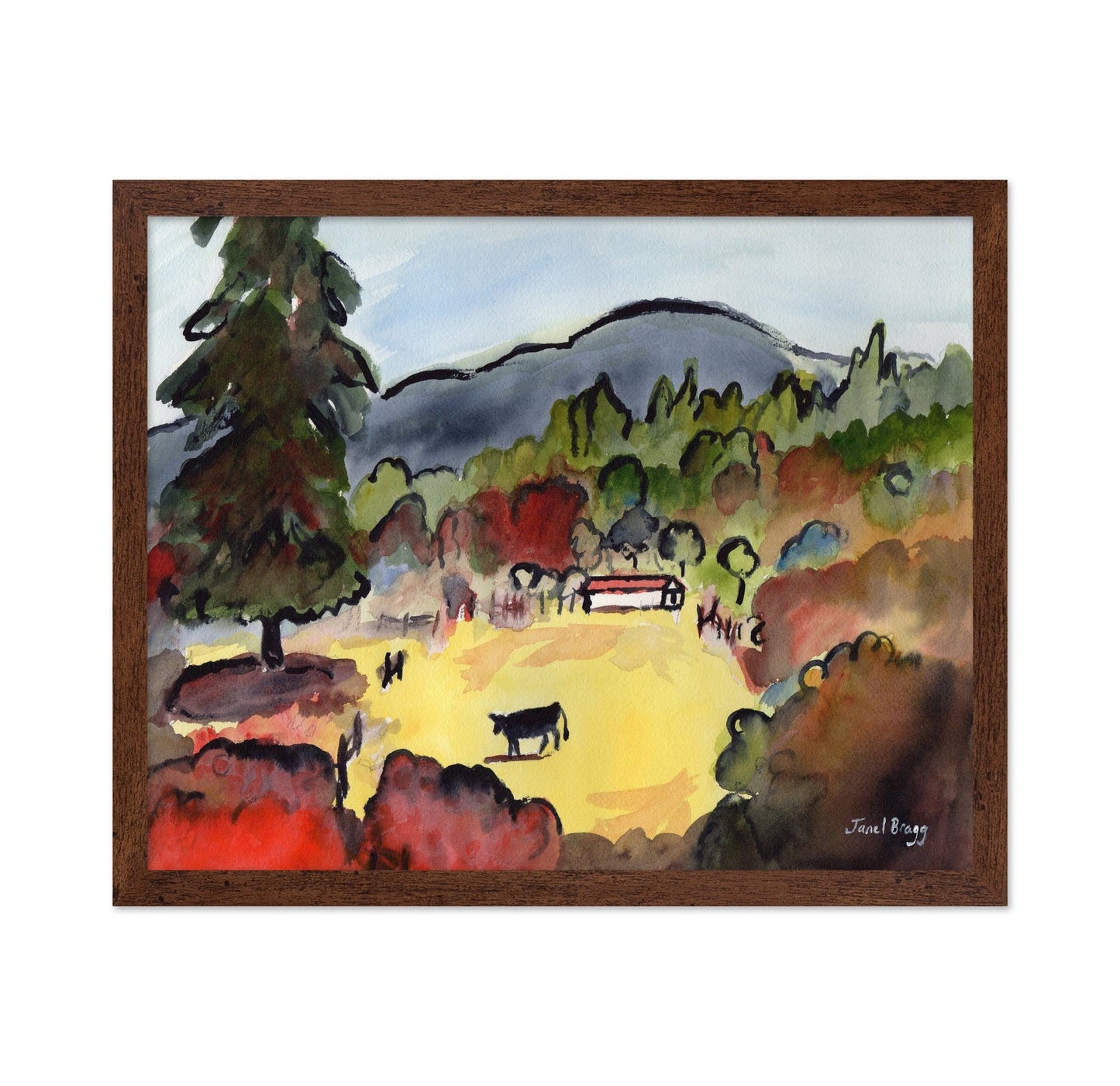 Countryside Cow Scene