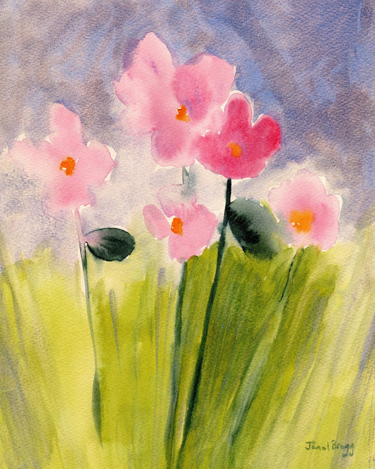 Pink Meadow Flowers