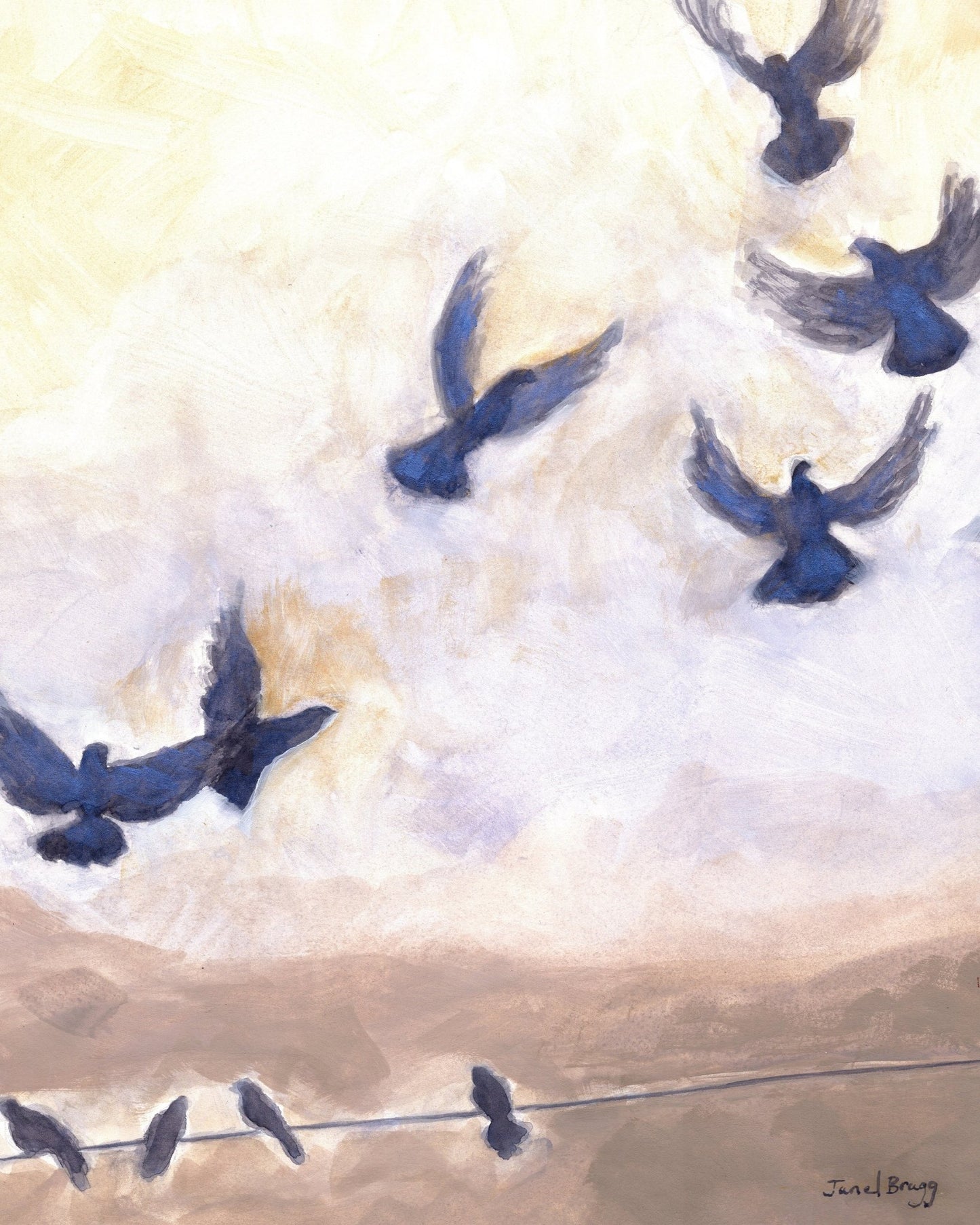 Flying Pigeons