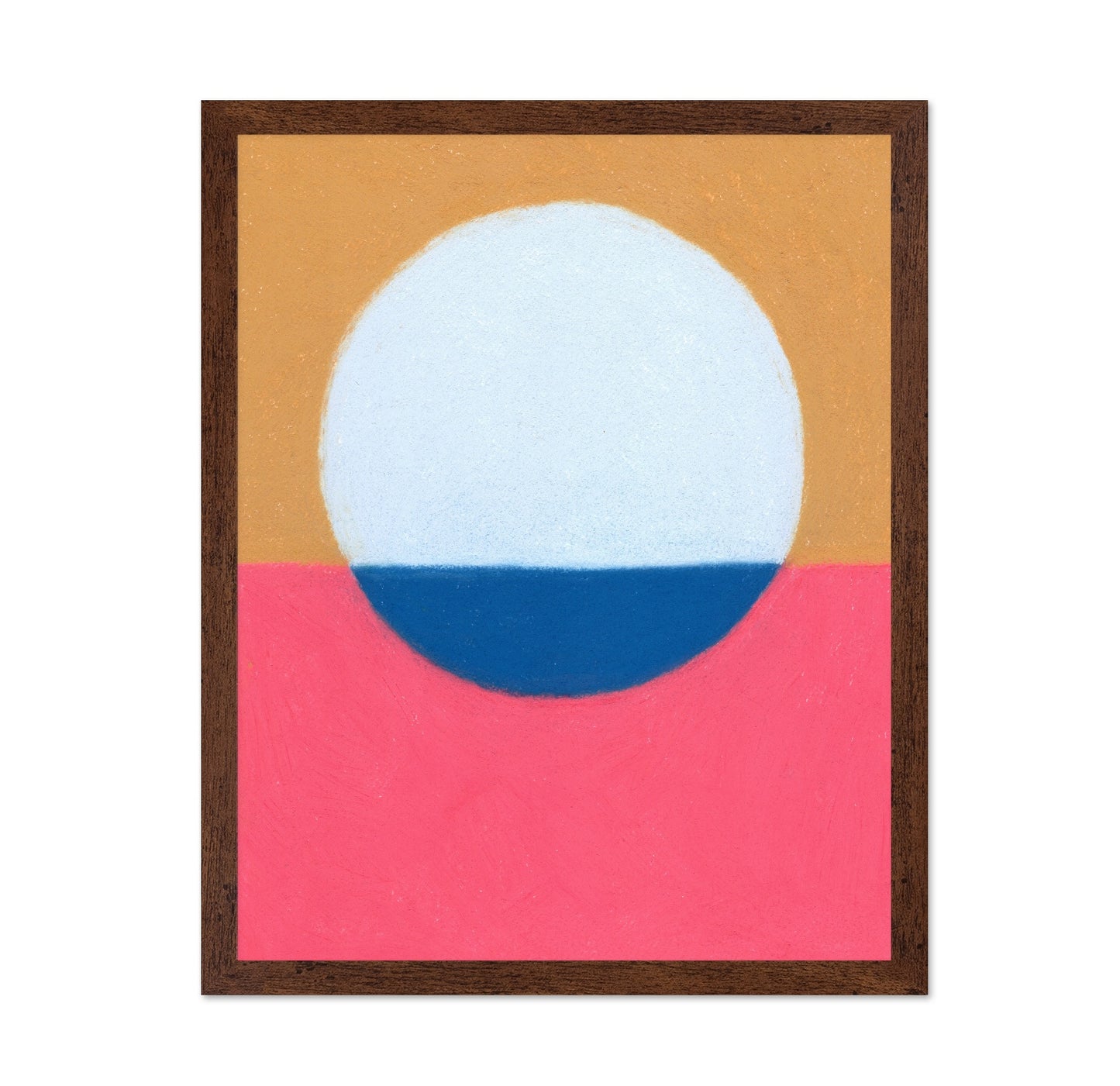 Blue Circle Ochre Pink
