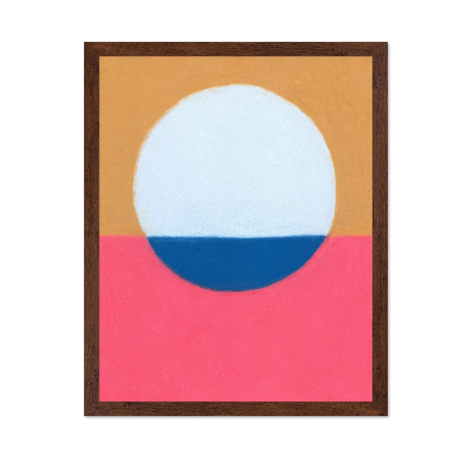 Blue Circle Ochre Pink